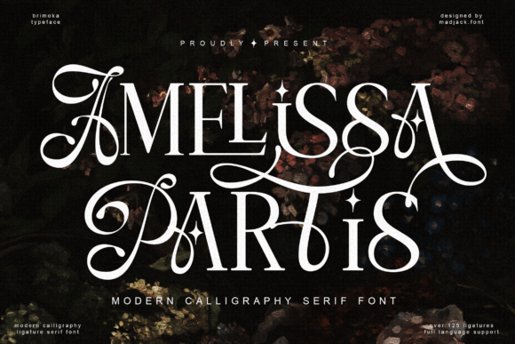 Amelissa Partis: A Serif Font for Timeless Craft Projects