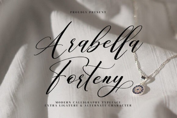 Arabella Forteny: A Script Font for Impactful Digital Design
