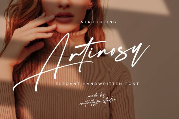 Artinosy: A Handwritten Font for Modern Editorial Design