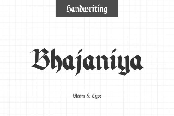 Bhajaniya: A Timeless Blackletter Font for Editorial Design
