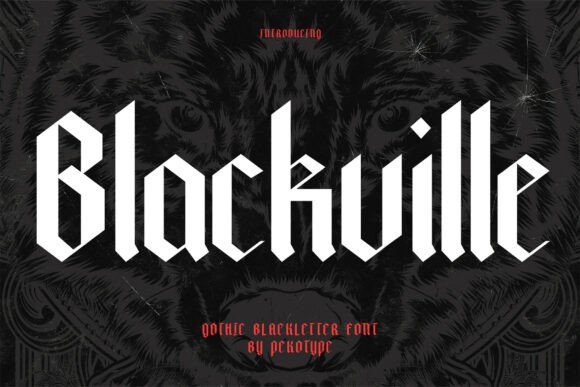 Blackville: A Bold Typeface for Digital Design