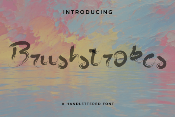Brushstrokes: A Font for Crafting with Soul
