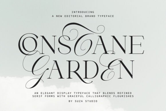 Constane Garden: A Serif Font That Breathes Timeless Charm