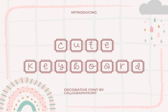 Cute Keyboard Font for Web Designers