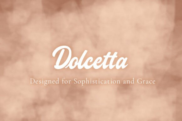 Enhance Your Brand with Dolcetta Script Font