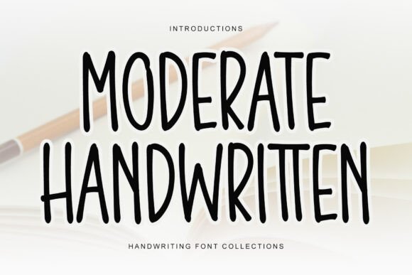 Moderate Handwritten: A Font for Editorial Grace