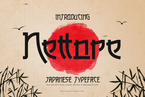 Nettore: A Bold Typeface for Branding and Design