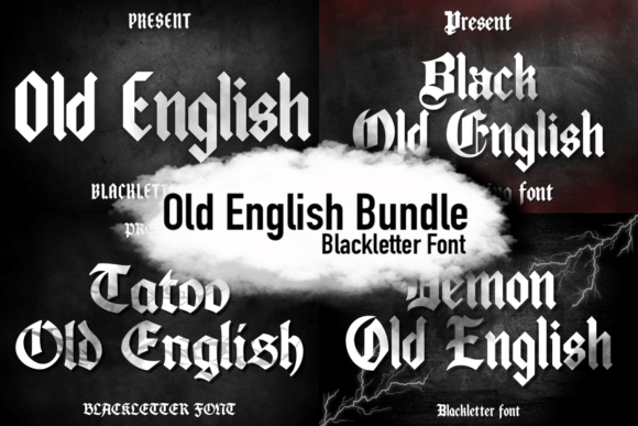 Old English Bundle: A Timeless Font for Editorial Design