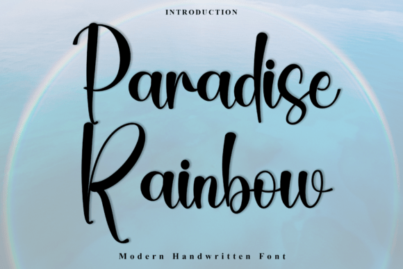 Paradise Rainbow: A Font for Modern Web Design