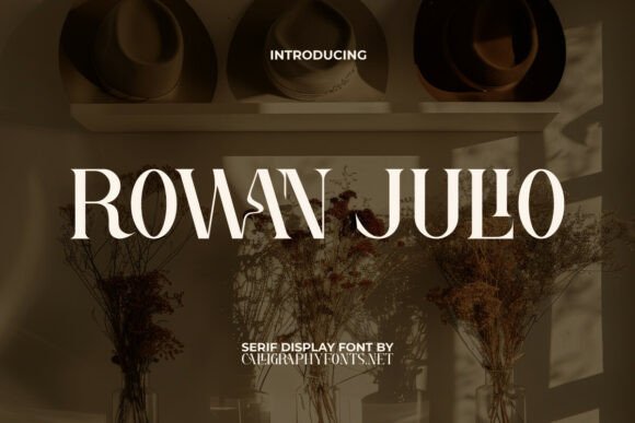 Rowan Julio: The Serif Font That Elevates Brand Communication