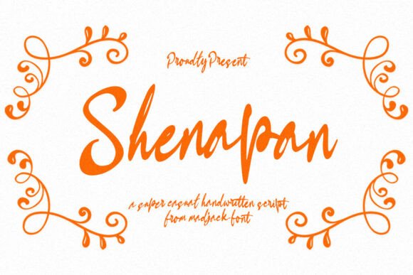 Shenapan: A Script Font for Editorial Elegance