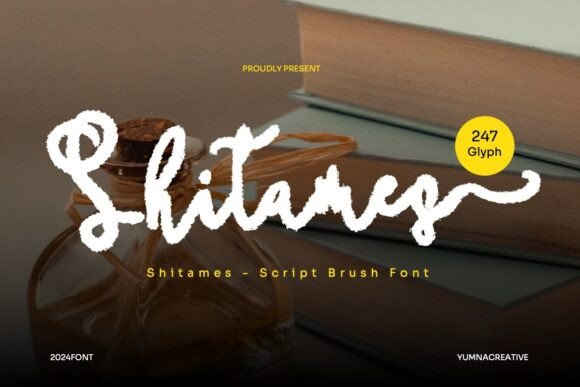 Shitames Script Font for Handmade Creators