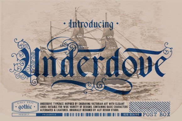 Underdove: A Typeface for Bold Digital Branding