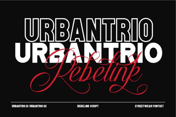 Urbantrio Rebelink: A Font That Speaks Volume