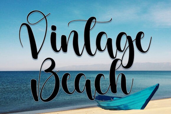 Vintage Beach Font Review for Web Designers