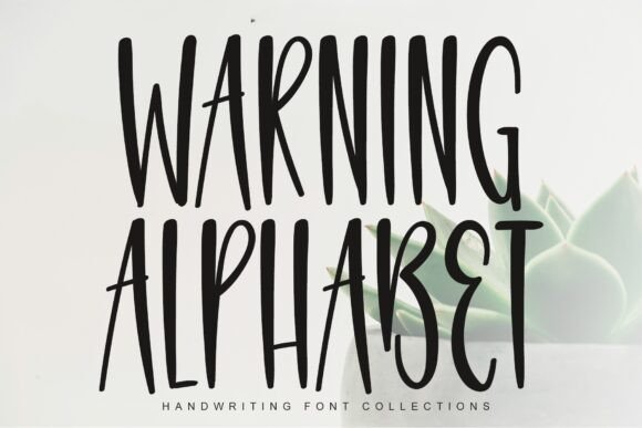Warning Alphabet: A Font That Speaks to the Heart of Your Craft