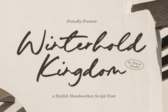 Winterhold Kingdom: A Script Font for Campaign Creativity
